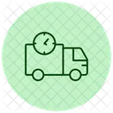 Pünktliche Lieferung  Symbol