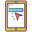 Puntero Barra De Busqueda Pantalla De Busqueda Icono