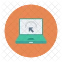 Puntero Cursor Portatil Icono