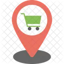 Compras Pin Carrito Icono