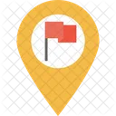 Campo De Golf Puntero De Golf Gps Icon