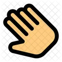 Puntero De Mano Inclinada Icon