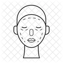 Cirugia Punto Senalando Icono