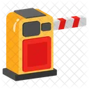 Puesto De Control Puesto De Seguridad Puesto De Control De Carretera Icono