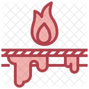 Punto De Fusion Fusion Tela Icono
