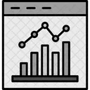 Benchmark Evaluacion Comparativa Negocios Icono