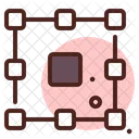 Punto De Referencia Punto De Arrastre Punto De Transformacion Icono