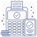 Caja Registradora Punto De Venta Maquina De Facturacion Icono
