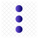 Puntos Suspensivos Continuar Menu Icono