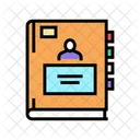 Pupil Notebook Color Icon