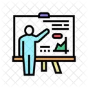 Pupil Presentation Color Icon