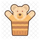 Puppet Toy Bear Icon
