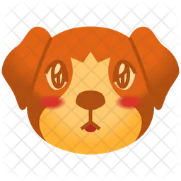 Puppy Eyes Emoji Icon