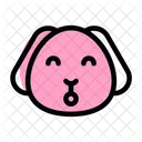 Puppy Smiling Shock Icon
