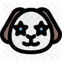 Puppy Star Struck Icon