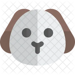 Puppy Without Mouth Emoji Icon