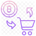 Shop Bitcoin Purchase Purchase Bitcoin Bitcoin Shopping Icon