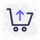Cart Shop Up Arrow Icon