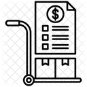 Purchase Order Procurement Logistics Icon