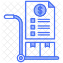 Purchase Order Procurement Logistics Icon