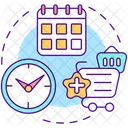 Time Frequency Customer Icon