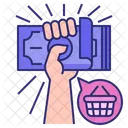 Purchasingpower Losepurchasingpower Goods Buy Purchase Currency Consumer アイコン
