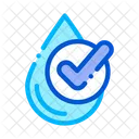 Healthy Water Drop Icon