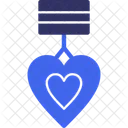 Purple Heart Military Decoration Wounded In Action Award Icon