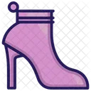 Purple heels Shoes  Icon