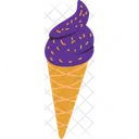 Purple Ice Cream  Icon