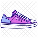 Purple Mesh Sneakers Women's Shoes  Icon