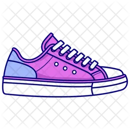 Purple Mesh Sneakers Women's Shoes  Icon