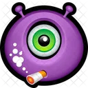 Purple Monster  Icon