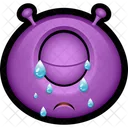 Crying Purple Monster Icon