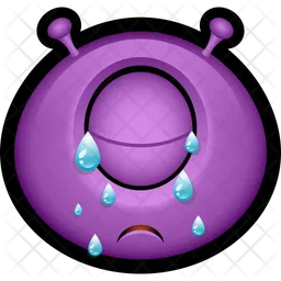 Purple Monster Emoji Icon