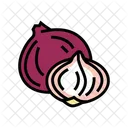 Purple Onion Purple Vegetable Icon