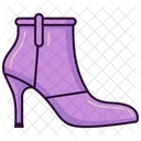 Purple Peep-Toe Women's Shoes  Icon