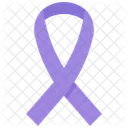 Purple Ribbon Icon