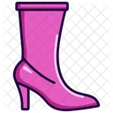 Purple Sock Boot Women'sShoes  Icon