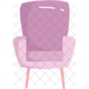 Purple Soft Chair  Icon