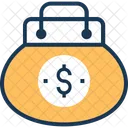 Purse Clutch Dollar Icon