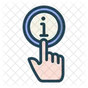 Information Button Hand Icon
