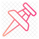 Push Pin Paper Icon