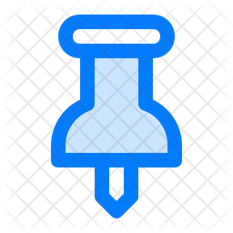 Push Pin Icon Of Colored Outline Style Available In Svg Png Eps Ai Icon Fonts