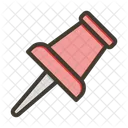 Pin Paper Pin Thumbtack Icon
