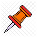 Push Pin Education Learning Icon