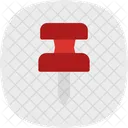 Push Pin Attachment Pin Symbol