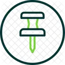 Push Pin  Symbol