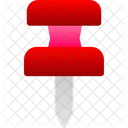 Push Pin Attachment Pin Symbol
