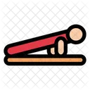 Push Up Exercise Muscle Icon